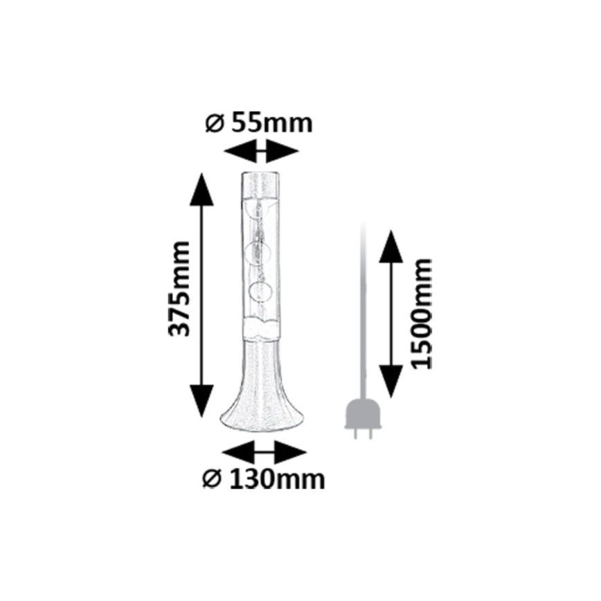 Rabalux - LED Lavas lampa LED/25W/230V