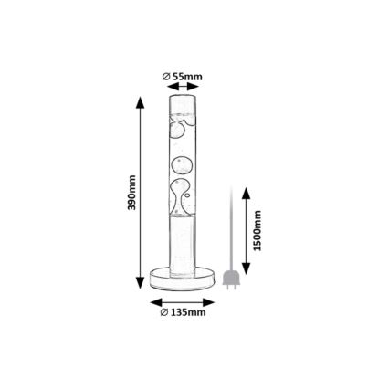 Rabalux - LED Lavas lampa LED/25W/230V