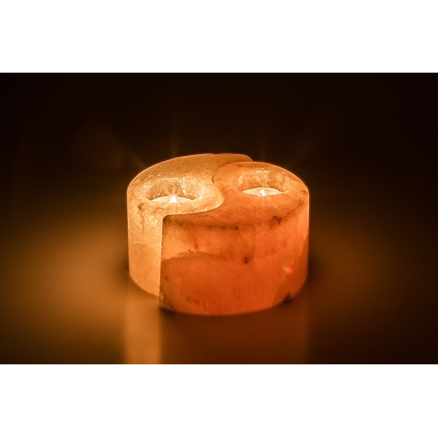 Rabalux - sāls lampa - svečturis oranžs/balts