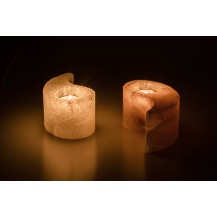 Rabalux - sāls lampa - svečturis oranžs/balts