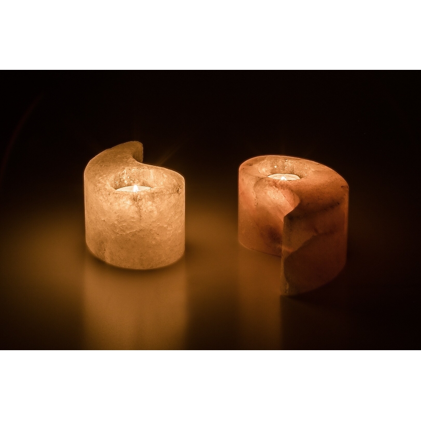 Rabalux - sāls lampa - svečturis oranžs/balts