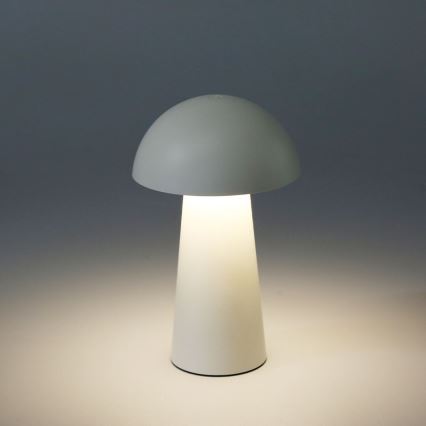 Rabalux - LED uzlādējama āra lampa ar skārienvadību un regulējamu spilgtumu LED/1,5W/5V IP44 1200 mAh USB balta