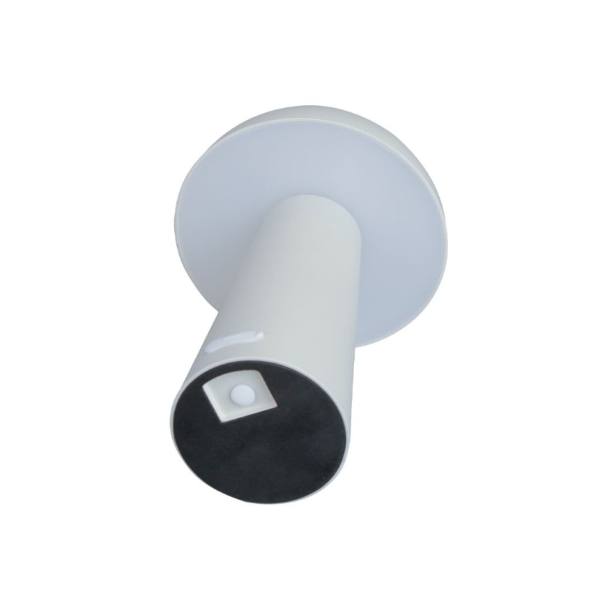 Rabalux - LED uzlādējama āra lampa ar skārienvadību un regulējamu spilgtumu LED/1,5W/5V IP44 1200 mAh USB balta