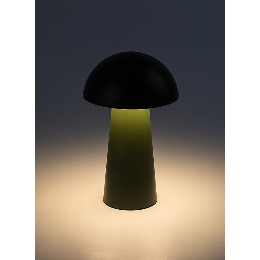 Rabalux - uzlādējama LED āra lampa ar skārienvadību un regulējamu spilgtumu, 1,5 W/5 V, IP44, 1200 mAh, USB, zaļa