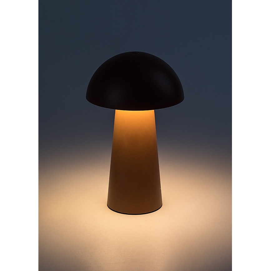 Rabalux - LED ar regulējamu spilgtumu skārienjūtīga uzlādējamā āra lampa LED/1,5W/5V IP44 1200 mAh USB brūna