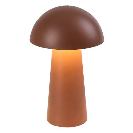 Rabalux - LED ar regulējamu spilgtumu skārienjūtīga uzlādējamā āra lampa LED/1,5W/5V IP44 1200 mAh USB brūna