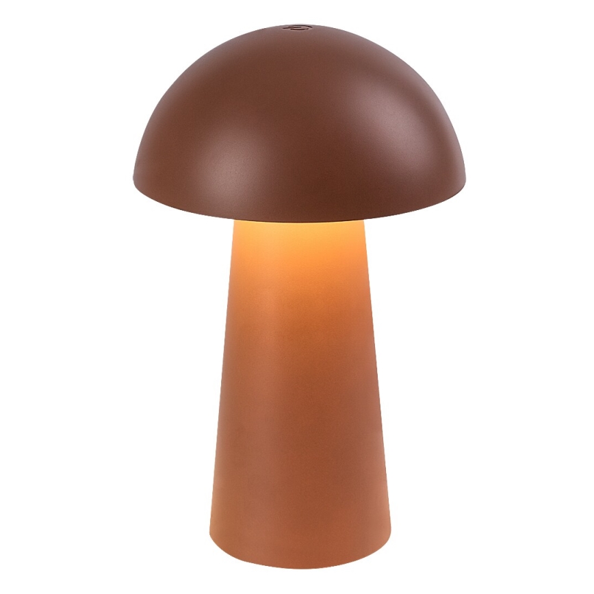 Rabalux - LED ar regulējamu spilgtumu skārienjūtīga uzlādējamā āra lampa LED/1,5W/5V IP44 1200 mAh USB brūna