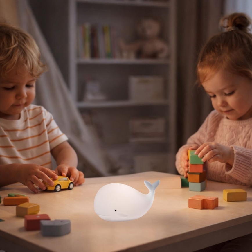 Rabalux - LED RGB skārienjūtīga nakts lampa LED/0,05W/1xCR2032 valis