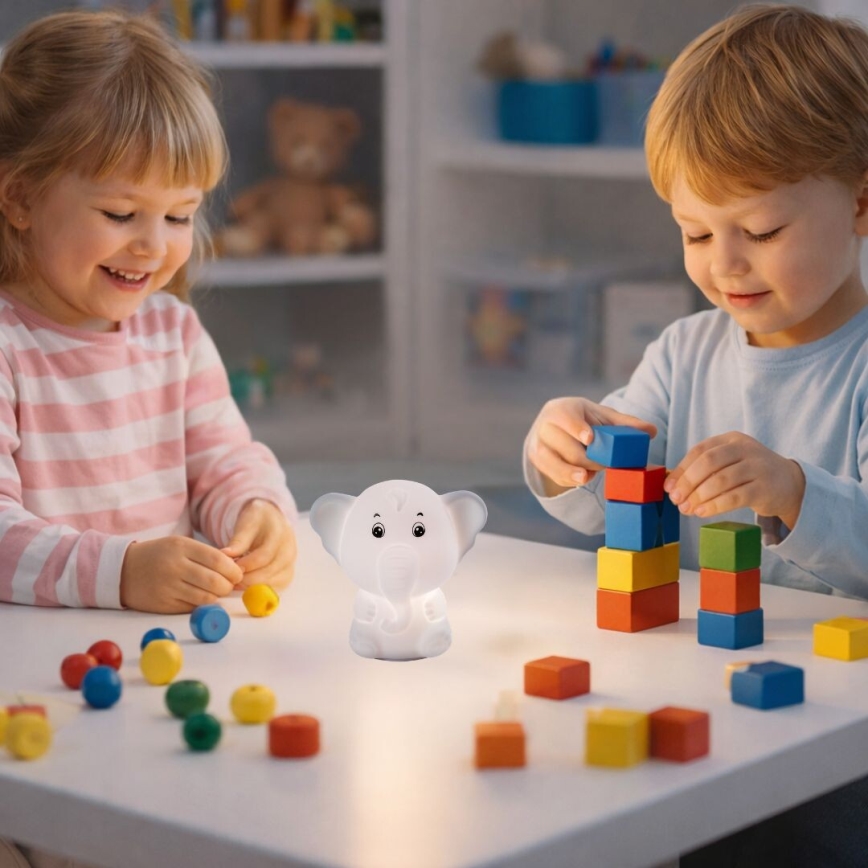Rabalux - LED RGB skārienvadāma nakts lampiņa LED/0,05W/1xCR2032 zilonis
