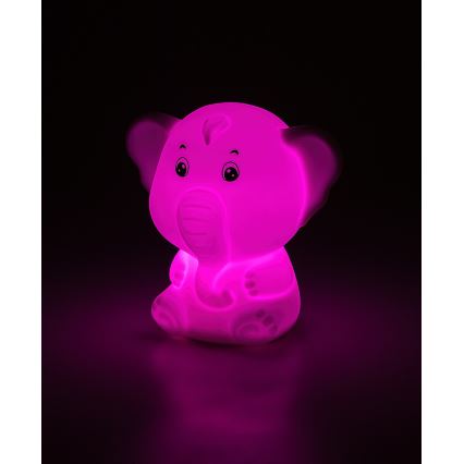 Rabalux - LED RGB skārienvadāma nakts lampiņa LED/0,05W/1xCR2032 zilonis