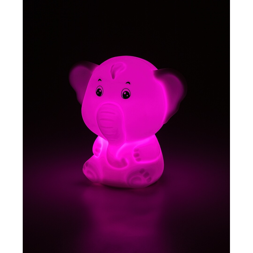Rabalux - LED RGB skārienvadāma nakts lampiņa LED/0,05W/1xCR2032 zilonis