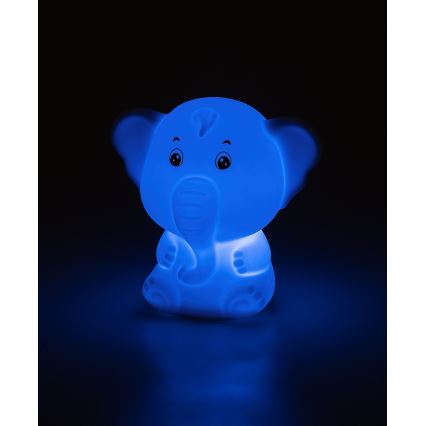Rabalux - LED RGB skārienvadāma nakts lampiņa LED/0,05W/1xCR2032 zilonis