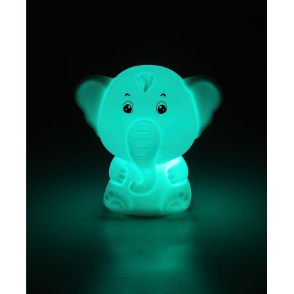 Rabalux - LED RGB skārienvadāma nakts lampiņa LED/0,05W/1xCR2032 zilonis