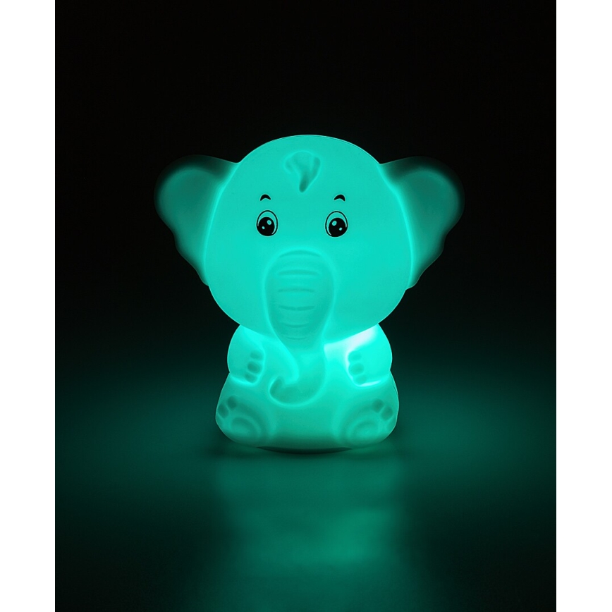 Rabalux - LED RGB skārienvadāma nakts lampiņa LED/0,05W/1xCR2032 zilonis