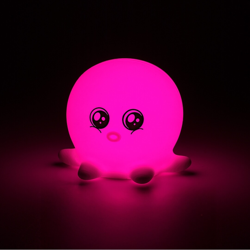 Rabalux - LED RGB skārienvadāma nakts lampa LED/0,05W/1xCR2032 astoņkājis