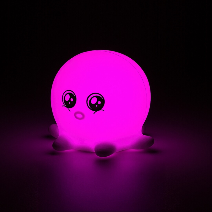 Rabalux - LED RGB skārienvadāma nakts lampa LED/0,05W/1xCR2032 astoņkājis