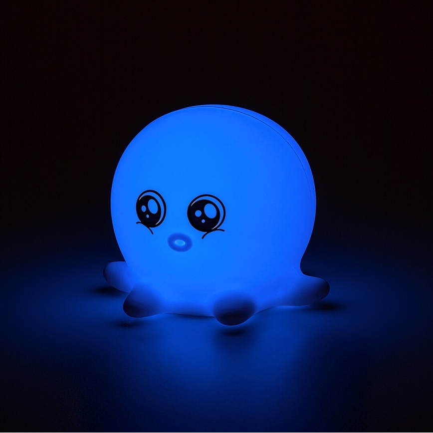 Rabalux - LED RGB skārienvadāma nakts lampa LED/0,05W/1xCR2032 astoņkājis