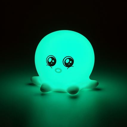 Rabalux - LED RGB skārienvadāma nakts lampa LED/0,05W/1xCR2032 astoņkājis