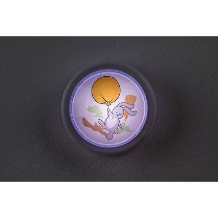 Rabalux - LED Bērnu nakts lampa LED/0,3W/2xAA 6000K