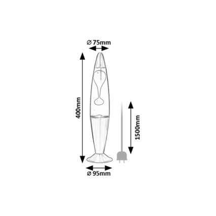 Rabalux - LED Lavas lampa LED/25W/230V