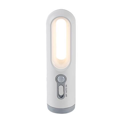 Rabalux - LED Pārnēsājama uzlādējama lampa ar sensoru LED/0,8W/3,7V 3000/7000K