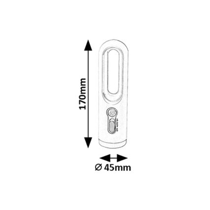 Rabalux - LED Pārnēsājama uzlādējama lampa ar sensoru LED/0,8W/3,7V 3000/7000K