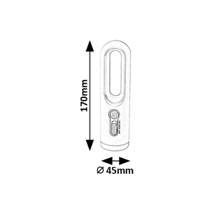 Rabalux - LED Pārnēsājama uzlādējama lampa ar sensoru LED/0,8W/3,7V 3000/7000K