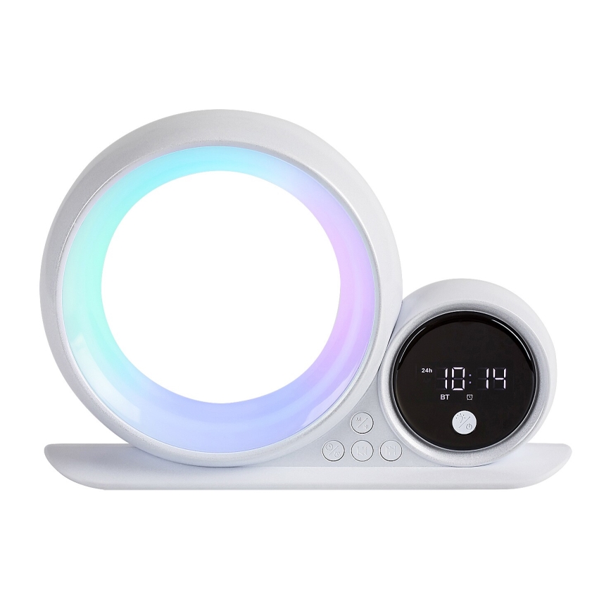 Rabalux - LED RGB Galda lampa ar skaļruni LED/5W/230V