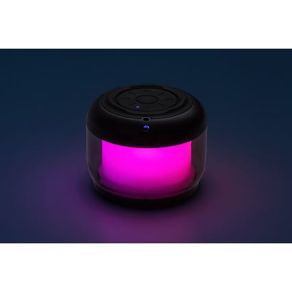 Rabalux - RGB Galda lampa ar skaļruni RGB/3W/3,7V 500mAh