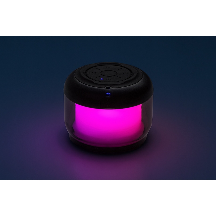 Rabalux - RGB Galda lampa ar skaļruni RGB/3W/3,7V 500mAh