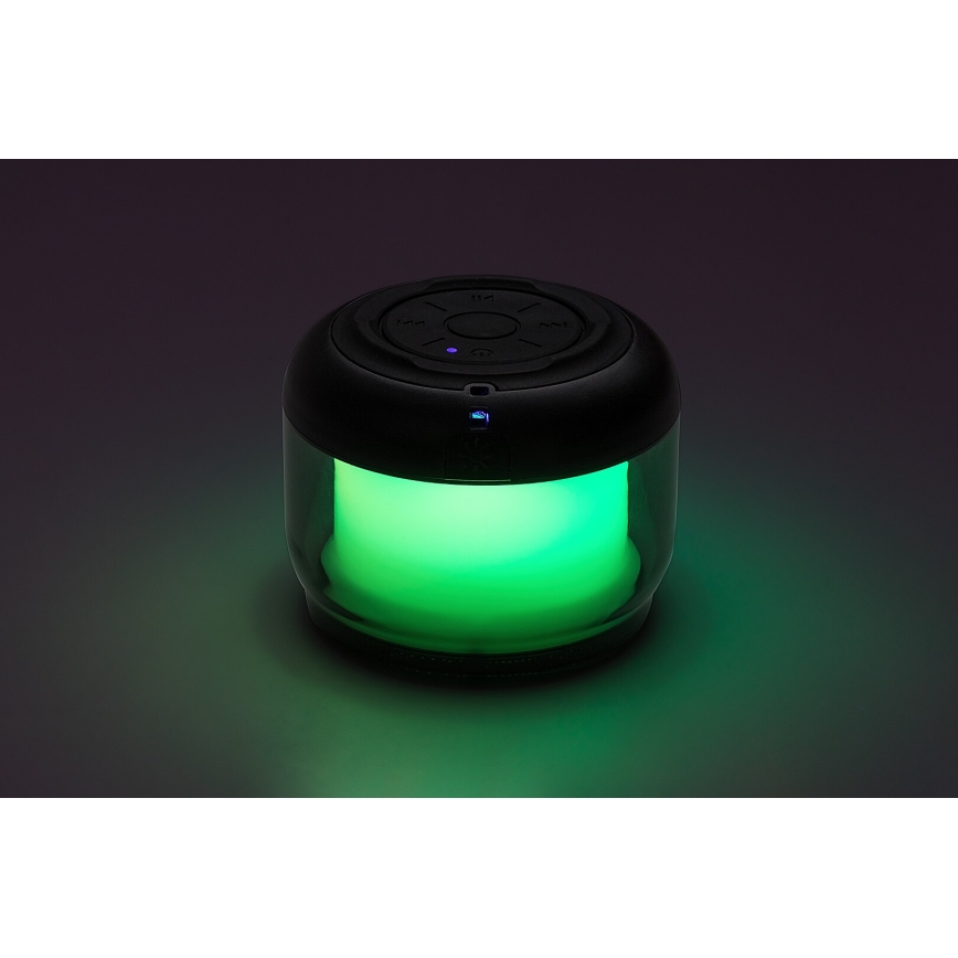 Rabalux - RGB Galda lampa ar skaļruni RGB/3W/3,7V 500mAh