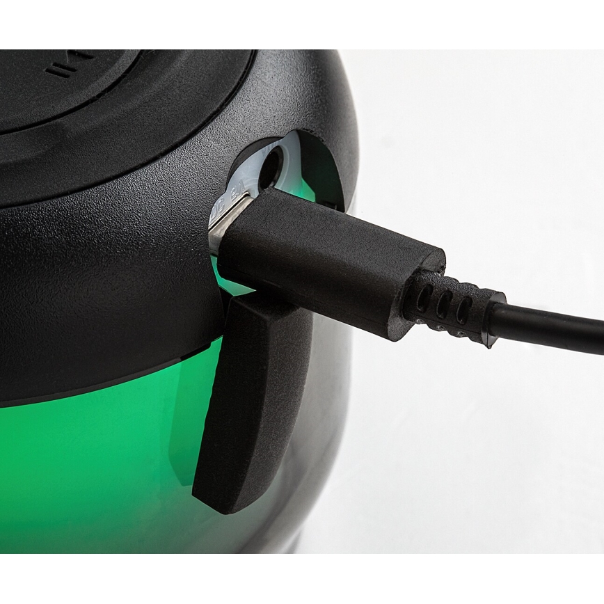 Rabalux - RGB Galda lampa ar skaļruni RGB/3W/3,7V 500mAh