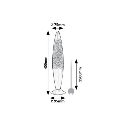 Rabalux - LED Lavas lampa LED/25W/230V