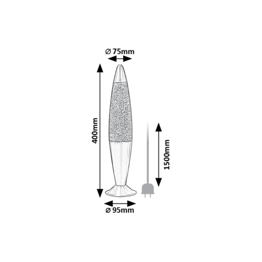 Rabalux - LED Lavas lampa LED/25W/230V
