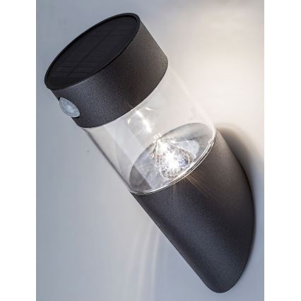 Rabalux - LED Saules enerģijas lampa ar sensoru LED/1,5W/3,7V IP44