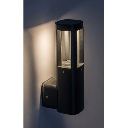 Rabalux - LED Āra sienas lampa LED/7W/230V IP54 antracīta