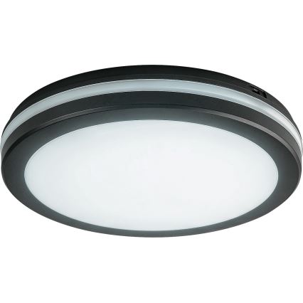 Rabalux - LED Vannas istabas griestu lampa LED/28W/230V 3000/4000/6500K IP54 melna