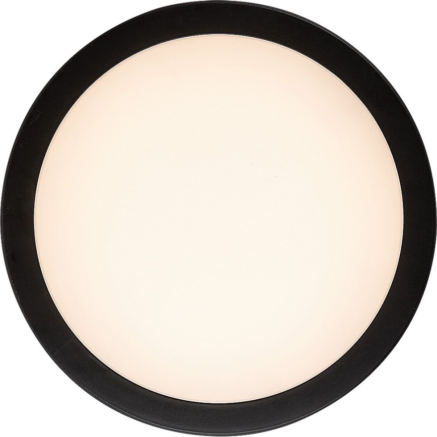 Rabalux - LED Vannas istabas griestu lampa LED/28W/230V 3000/4000/6500K IP54 melna
