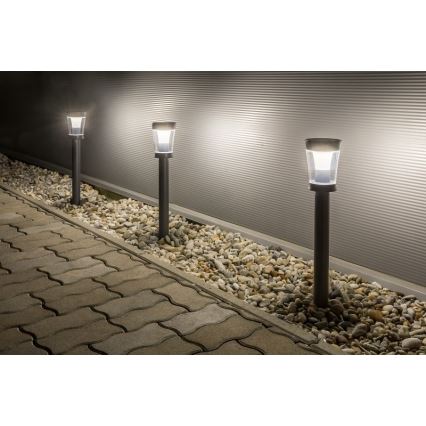Rabalux - LED Saules lampa LED/3W/3,7V IP65 antracīts 2000 mAh