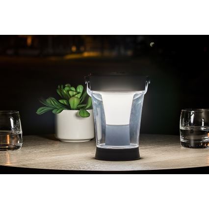Rabalux - LED RGB regulējams saules gaismeklis LED/3W/3,7V IP54 antracīts 2000 mAh