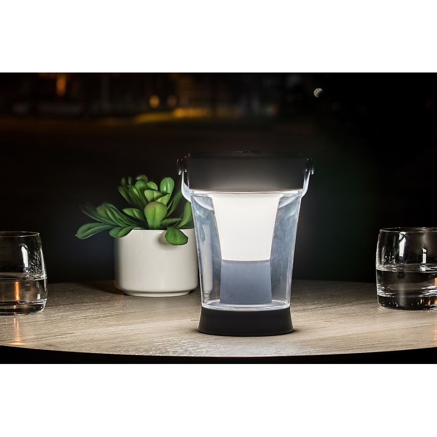Rabalux - LED RGB regulējams saules gaismeklis LED/3W/3,7V IP54 antracīts 2000 mAh