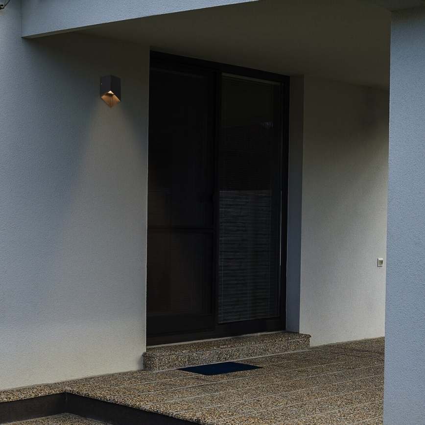Rabalux - LED Āra sienas lampa LED/5W/230V IP54 melna