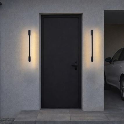 Rabalux - LED āra sienas gaismeklis LED/8W/230V IP54 59,5 cm melns