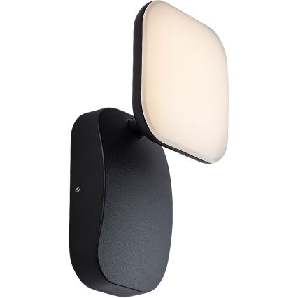 Rabalux - LED Āra elastīga sienas lampa LED/12W/230V IP44 melna