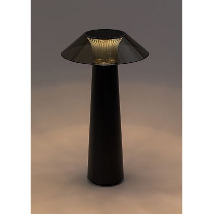 Rabalux - LED Aptumšojama skārienvadāma uzlādējama galda lampa LED/5W/5V IP44 melna