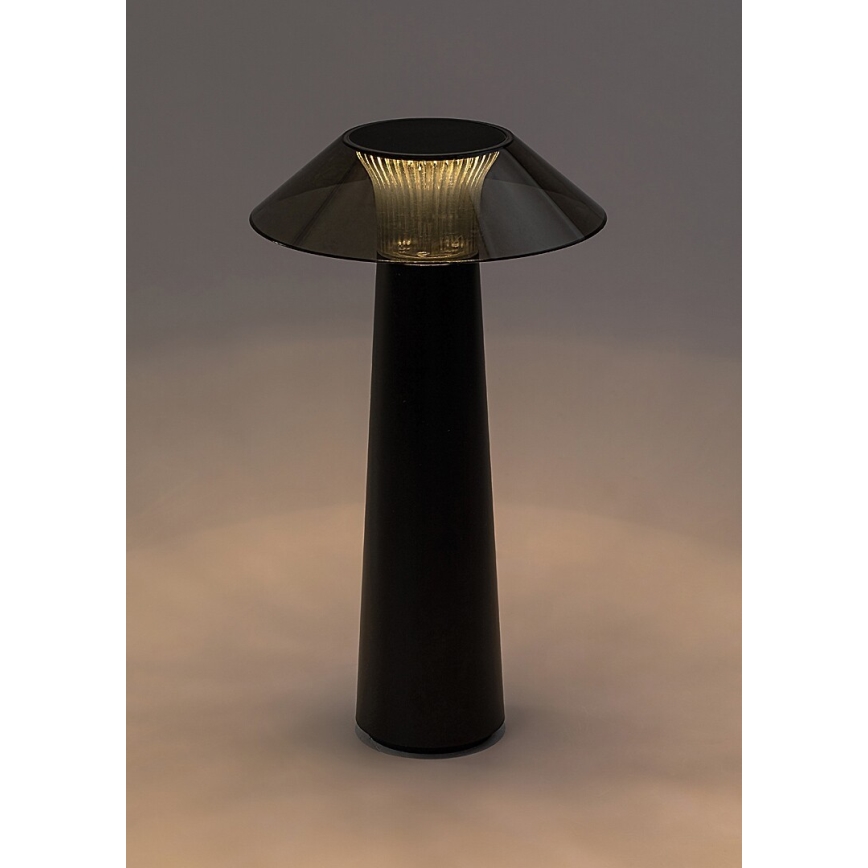 Rabalux - LED Aptumšojama skārienvadāma uzlādējama galda lampa LED/5W/5V IP44 melna