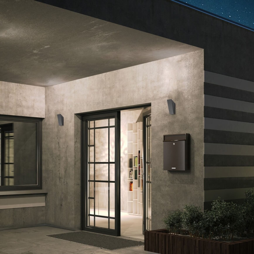 Rabalux - LED Āra sienas lampa LED/3W/230V IP65 antracīta
