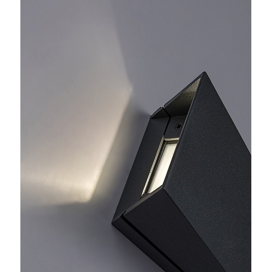 Rabalux - LED Āra sienas lampa LED/3W/230V IP65 antracīta