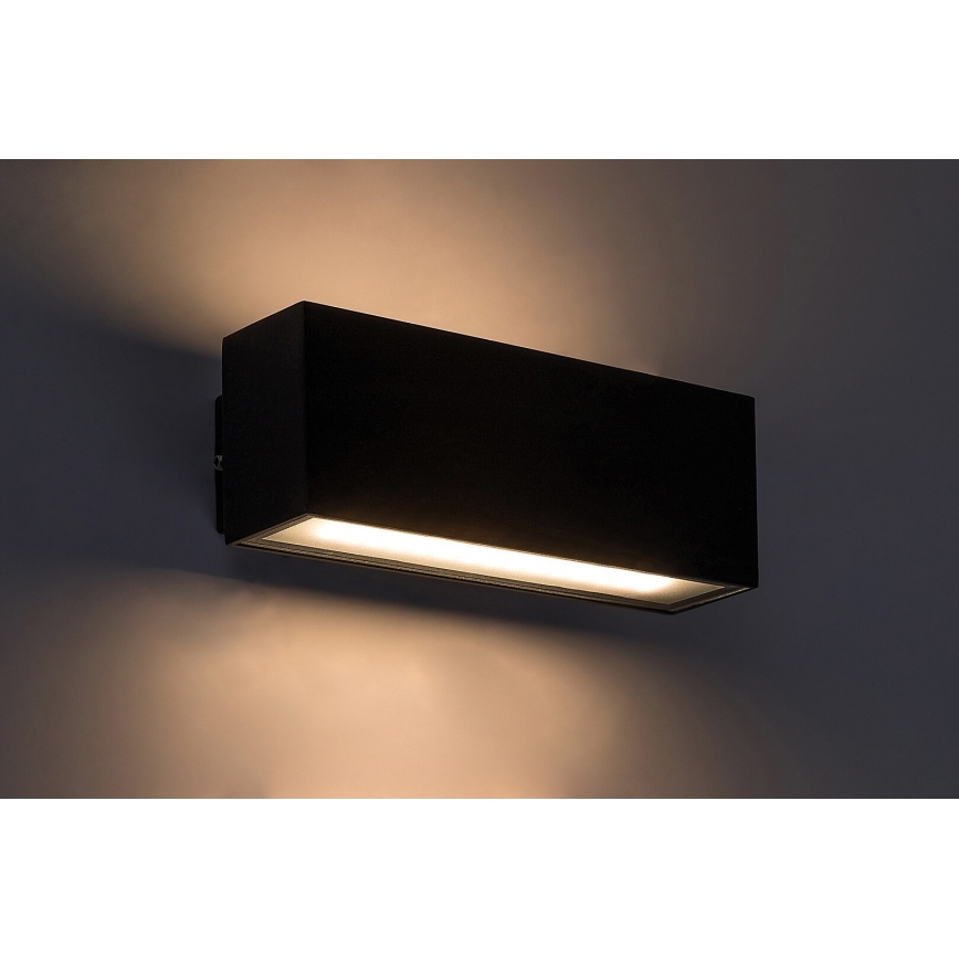Rabalux - LED Āra sienas lampa LED/10W/230V IP54 melna
