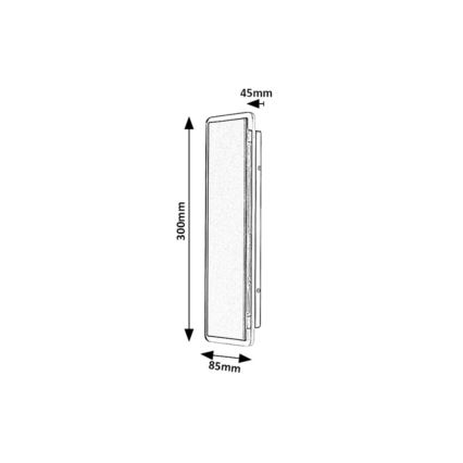 Rabalux - LED āra sienas gaismeklis LED/18W/230V IP54 melns